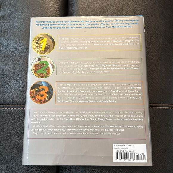 The Fast Metabolism Diet Cookbook. By Haylie Pomroy. HardCover.​ - Picture 5 of 5